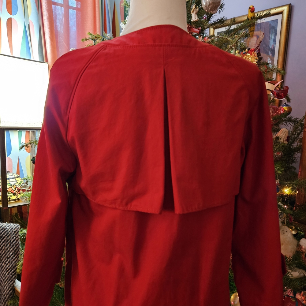 3.1 Phillip Lim Stylish Vintage Red Trench Coat Dress - Picture 7 of 9